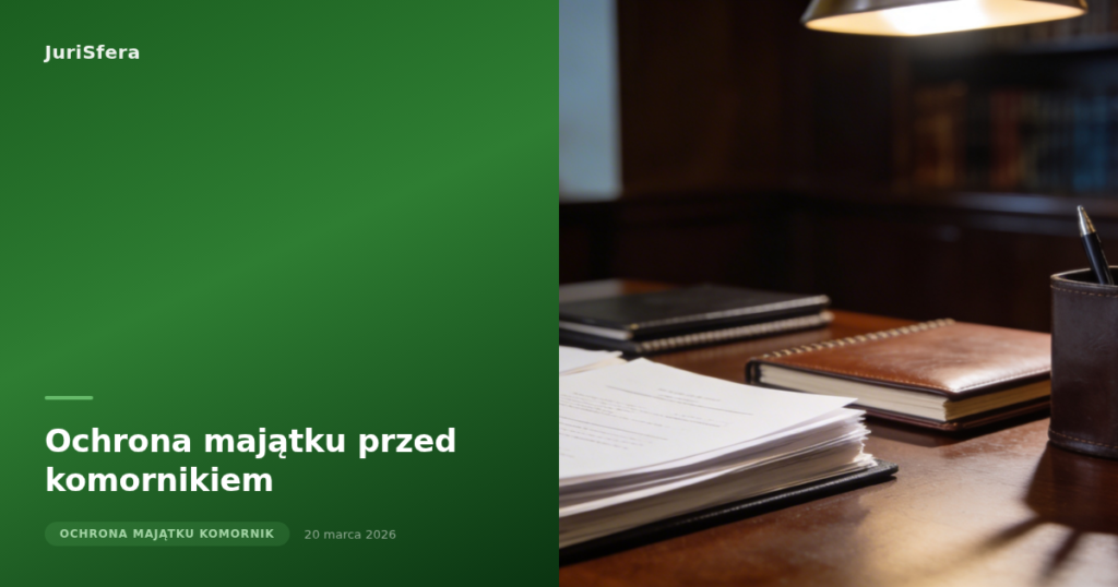 Ochrona majątku przed komornikiem